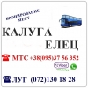 Автобус Стаханов - Алчевск - Луганск - Елец - Калуга и обратно.