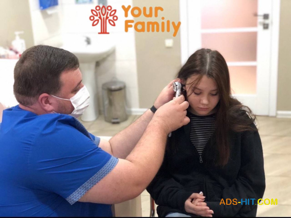 Прийом отоларинголога в медичному центрі “Your Family”