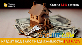 Кредит под залог недвижимости без справки о доходах.
