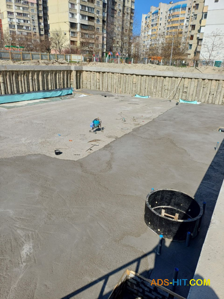 Бетонні роботи: фундаменти, стяжка, моноліт