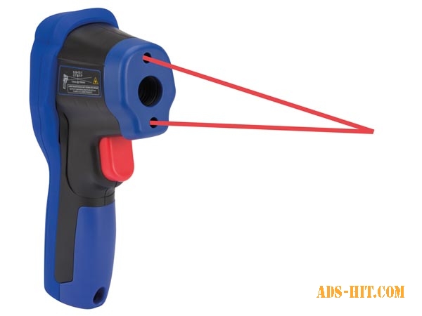 Пирометр FLUS IR-821 ( SRF721 ) (-50…+850 С) с термопарой К-типа ( -50-1370°C) 30: 1