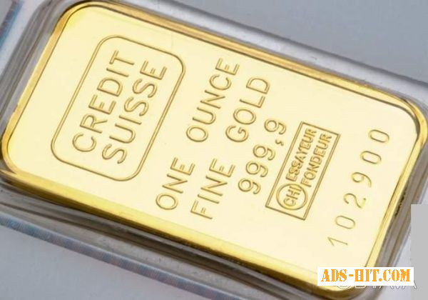 Продадим золото 999, 9 пробы в слитках от 100 грамм.