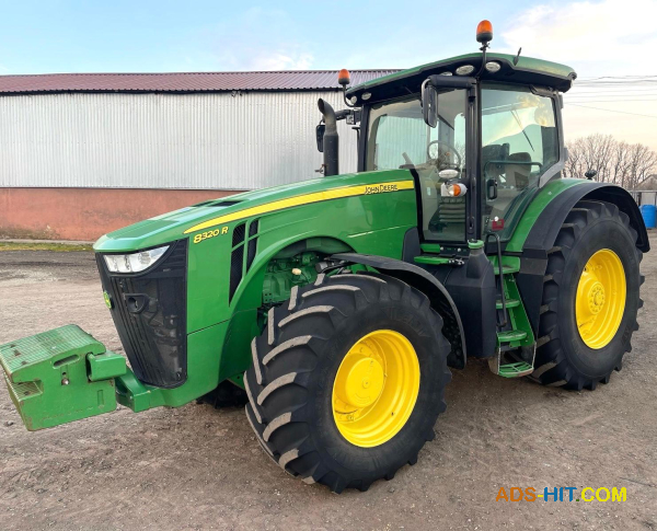 Трактор John Deere 8320 R 2016 рік, Мотор 9. 0. 360к. с. напрацювання 8300м. г. (після ремонту. Документи) . Коробка Е23
