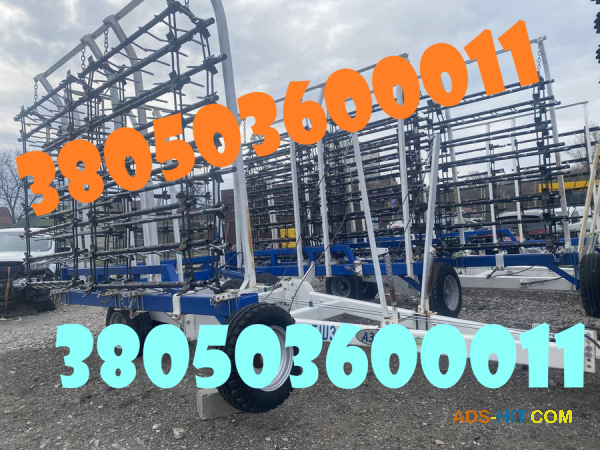 Нова шлейфово-зубова борона БШЗ-15