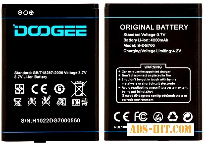 Doogee (B-DG700) 4000mAh Li-ion