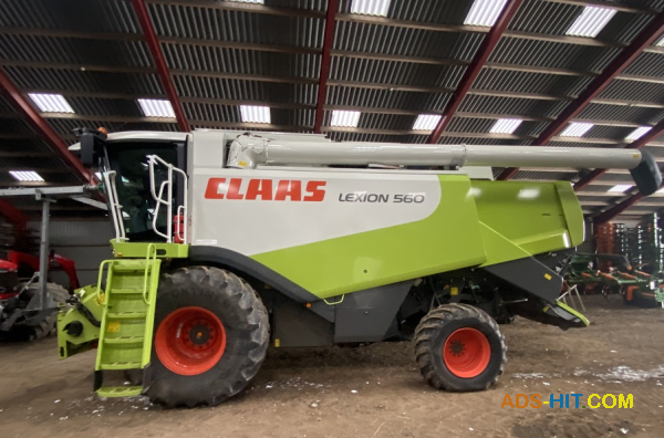 Комбайн зернозбиральний Claas Lexion 560 Рік випуску 2007 Напрацювання двигуна 3. 328 год барабан 2. 121 год