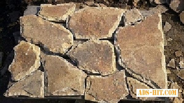 Камень песчаник природный со сколом