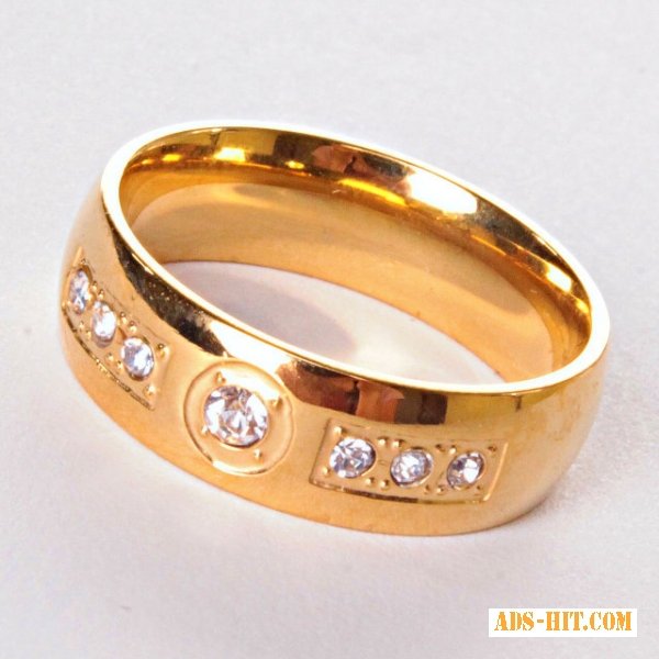 Кольцо обручальное под золото
