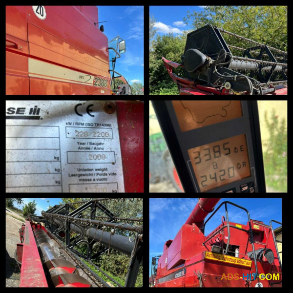 комбайн CASE IH 2388 AF 2008 р. в. двигун 270к. с. напрац. 3300/2400 м. г