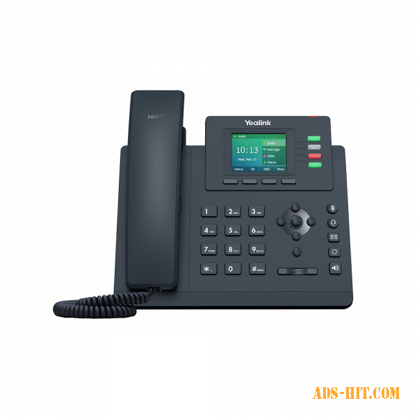 Yealink SIP-T33P, ip телефон, 4 sip-аккаунта, цветной экран, PoE