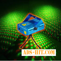 Лазер Mini1 ( Эффект лазерного салюта/звездная пыль/мухи )