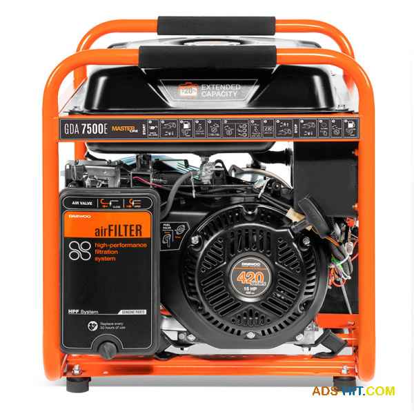 Оригінальний генератор на бензині Daewoo GDA 7500 E з доставкою