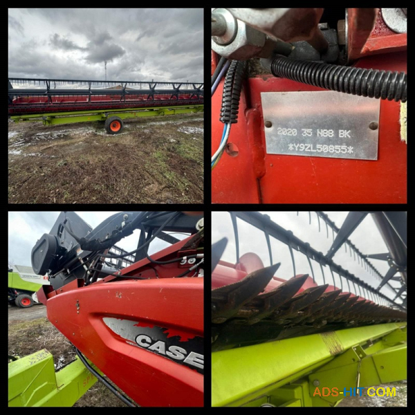 жниварка Case-Claas 2020 35 Flex, 2018 р. в. ширина 10. 5м.