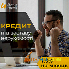 Гроші під заставу нерухомості без зайвих вимог у Києві.