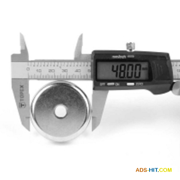 Магніт в металевому корпусі під потай A48