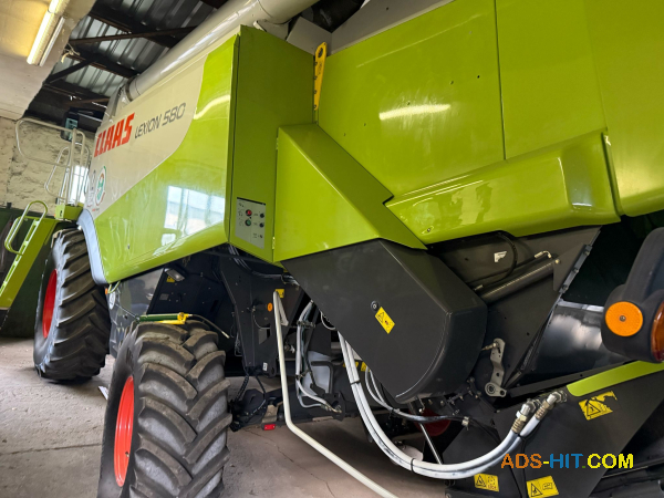 Комбайн Claas Lexion 580 2010 року, двигун Mercedes , напрацювання 2900/1800 годин, ,