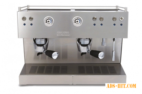 Продажа 2-х постовой чалдовой кофемашины Ascaso Inox Trio F. F TR-1 б/у. Гарантия.