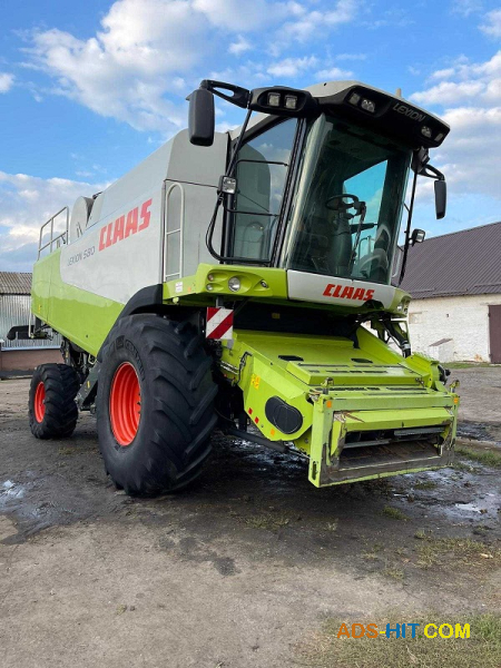 Комбайн Claas Lexion 580 2005 рік , двигун Mercedes , . Жниварка 9 метрів Vario візок.