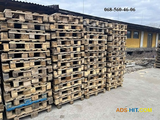 Продам дерев'яні піддони бв, сортовані палети, європіддони