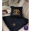 Плед и подушка в авто с логотипом, номерным знаком, надписи, фото. Вышивка под заказ