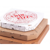 Коробки для под пиццы бурые белые целлюлозные