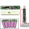 BMS 3S 12. 6V, 4S 16. 8V, 5S 21V, 15-70А Контроллер заряда разряда, плата защиты Li-Ion аккумулятора с балансиром