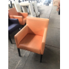 Б/у стильное оранжевое кресло для кафе, ресторанов, баров