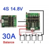 BMS 3S 12. 6V, 4S 16. 8V, 5S 21V, 15-70А Контроллер заряда разряда, плата защиты Li-Ion аккумулятора с балансиром