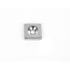 Магніт під потай 12x12x3mm 7/3 х 1 отвір