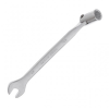 Ключ ріжково-накидний шарнірний 12 мм, CrV, покриття сатин-хром INTERTOOL XT-1412