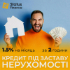 Швидкий кредит під заставу квартири з мінімальними умовами Київ.