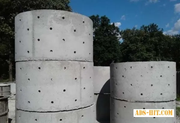 Железобетонные кольца, крышки, днища. Копка сливных ям(септик-приямки)