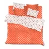 Комплект постельного белья Оранжевые горохи
